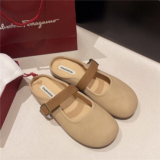 Damen Clogs mit elegantem Schnallenverschluss und bequemer Innensohle EB
