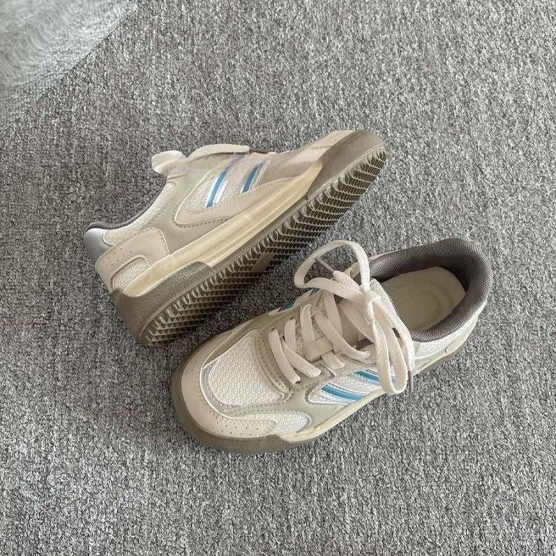 Damen Sportliche Sneakers mit atmungsaktiven Mesh-Einsätzen und bequemer Dämpfung EB