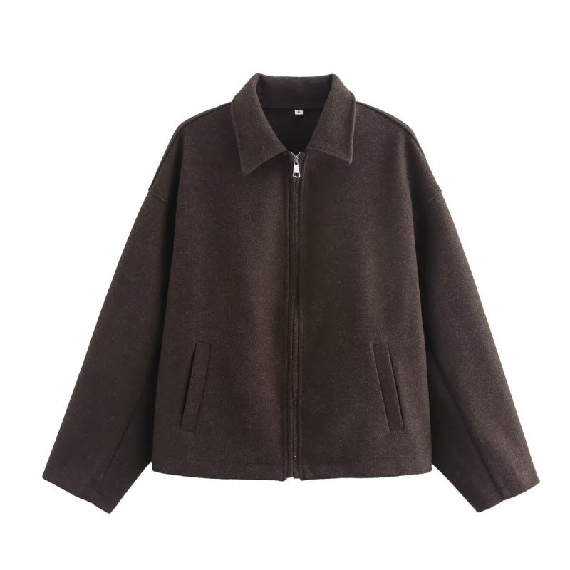 Damen lässige Steppjacke mit praktischen Taschen und elegantem Schnitt EB