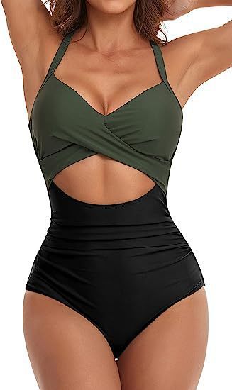 Damen Cut-Out Badeanzug EB