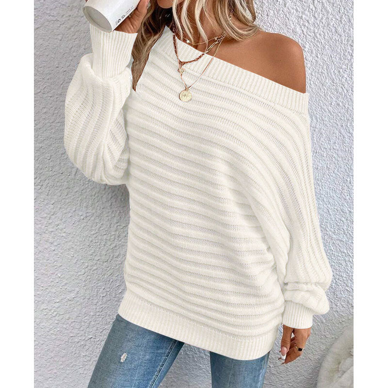 Damen Relaxed Fit Strickpullover EB