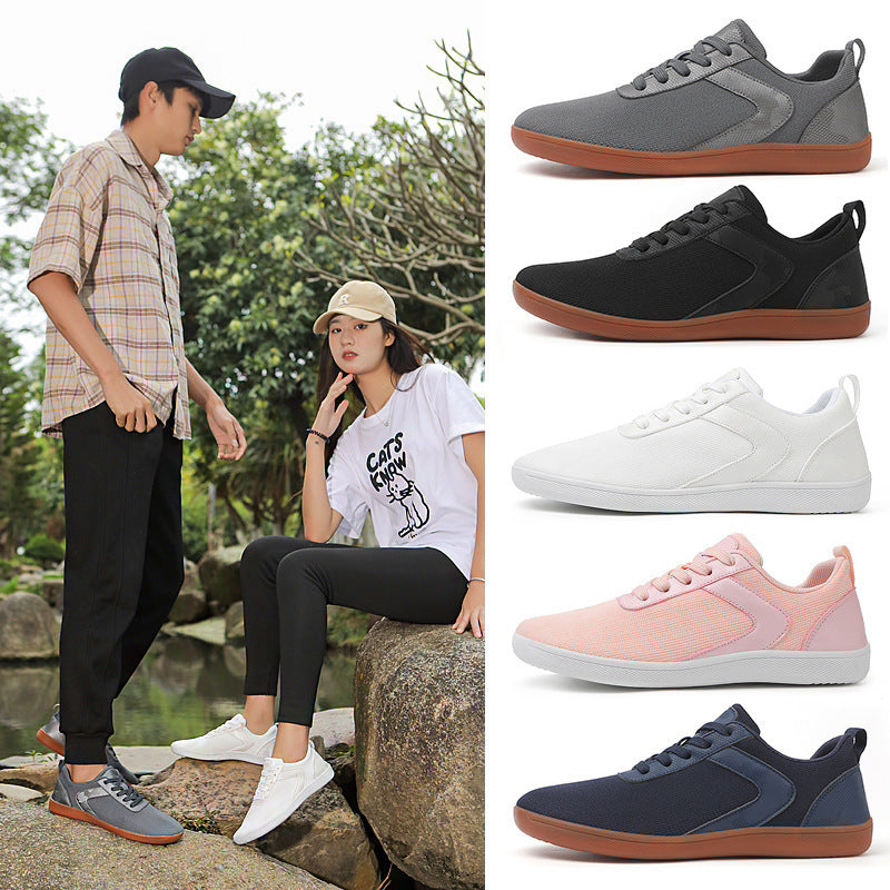 Damen Sportliche Sneakers mit atmungsaktivem Obermaterial und flexibler Laufsohle EB
