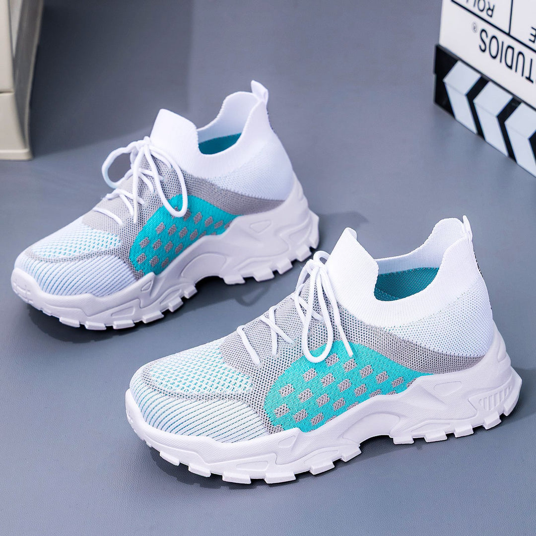 Damen Luftige Strick-Sneaker mit flexiblem Sohlenkomfort EB