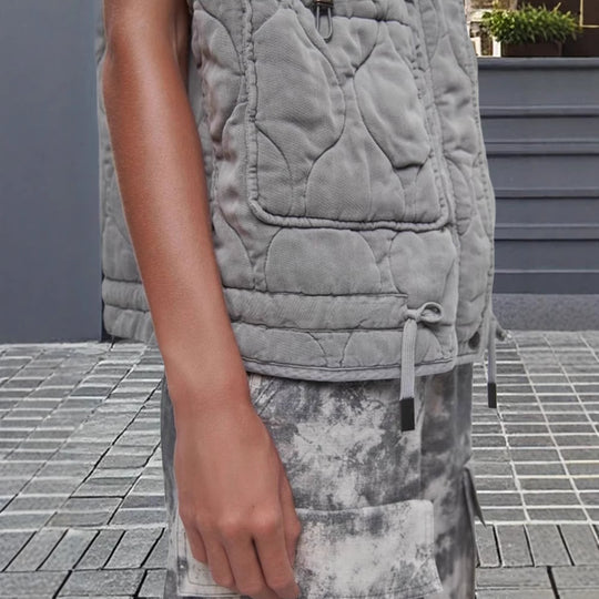 Damen Weste mit Steppdesign EB