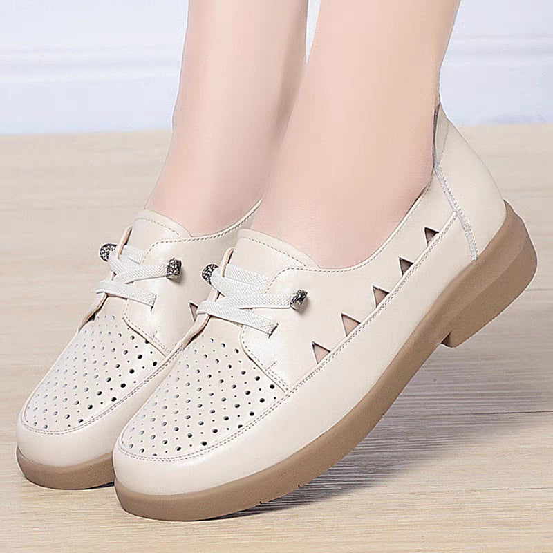 Damen modische Loafers mit atmungsaktivem Obermaterial und komfortabler Sohle EB