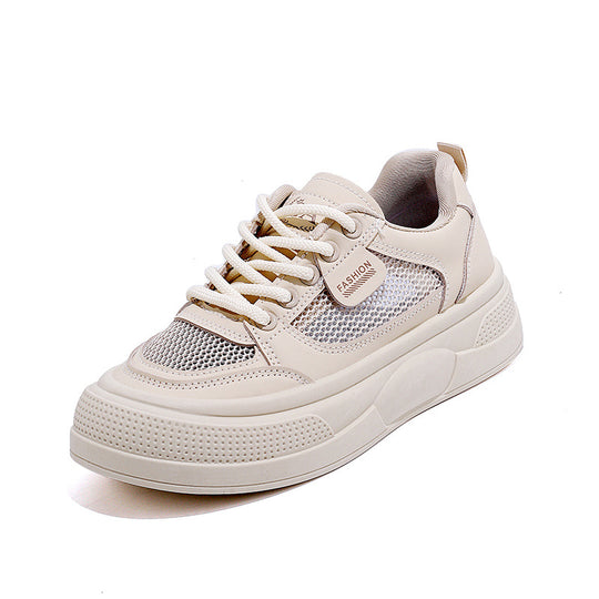 Damen modische Sport Sneakers mit atmungsaktivem Mesh-Obermaterial und flexibler Sohle EB