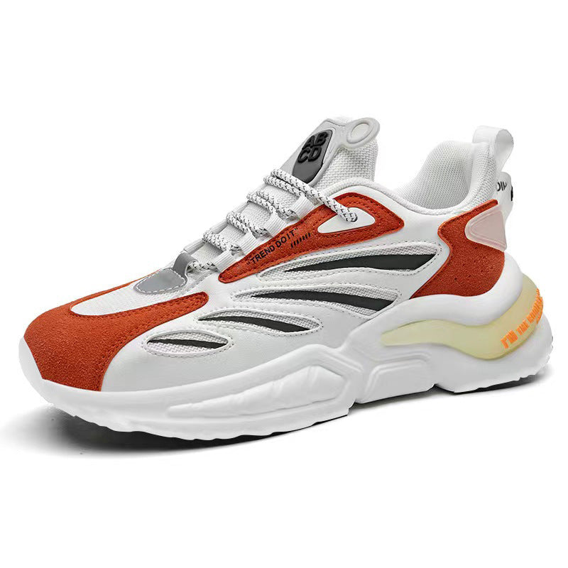 Damen Sportliche Sneakers mit atmungsaktivem Obermaterial und stoßdämpfender Sohle EB