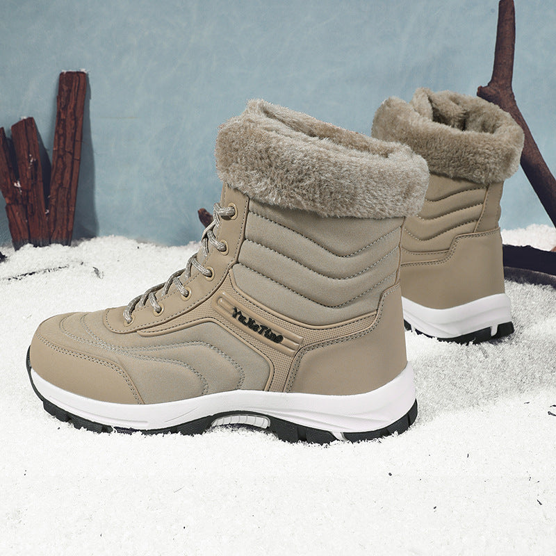 Herren Winterstiefel mit isolierender Fütterung und rutschfester Sohle EB