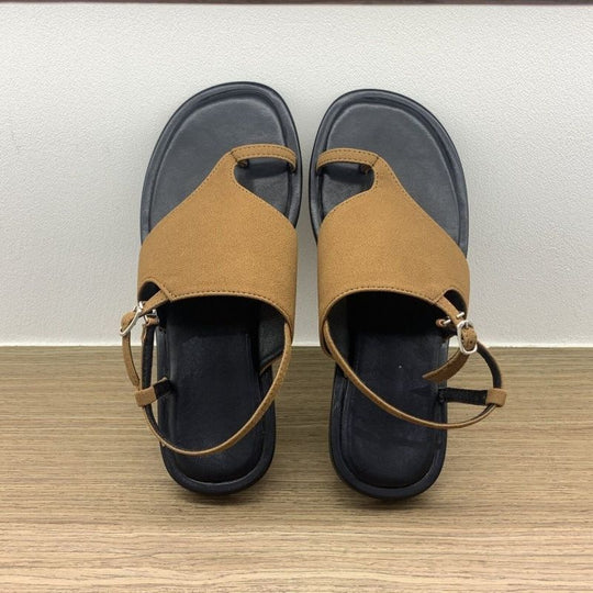 Damen komfortable Zehentrenner-Sandalen mit elegantem Design EB