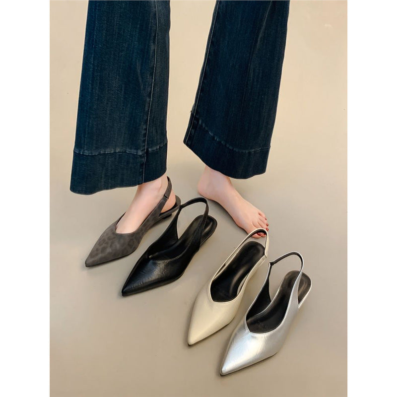 Damen Slingback Pumps mit spitzem Design und gemütlichem Fußbett EB