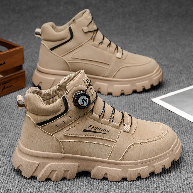 Damen Sportliche High-Top Sneakers mit funktionalem Schnellschnürsystem EB