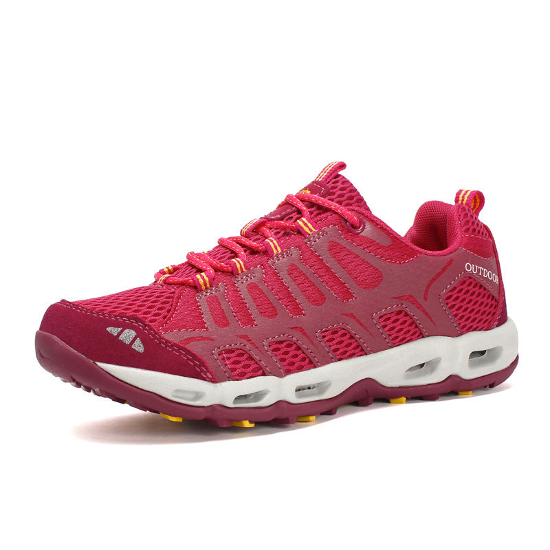 Damen Atmungsaktive Trailrunning-Schuhe mit rutschfester Sohle EB