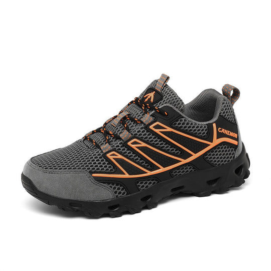 Damen Sportliche Outdoor-Sneaker mit atmungsaktiver Mesh-Oberfläche und rutschfester Sohle EB
