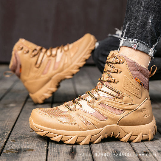 Damen Winterfestige Trekkingstiefel mit isolierendem Futter und rutschfester Sohle EB