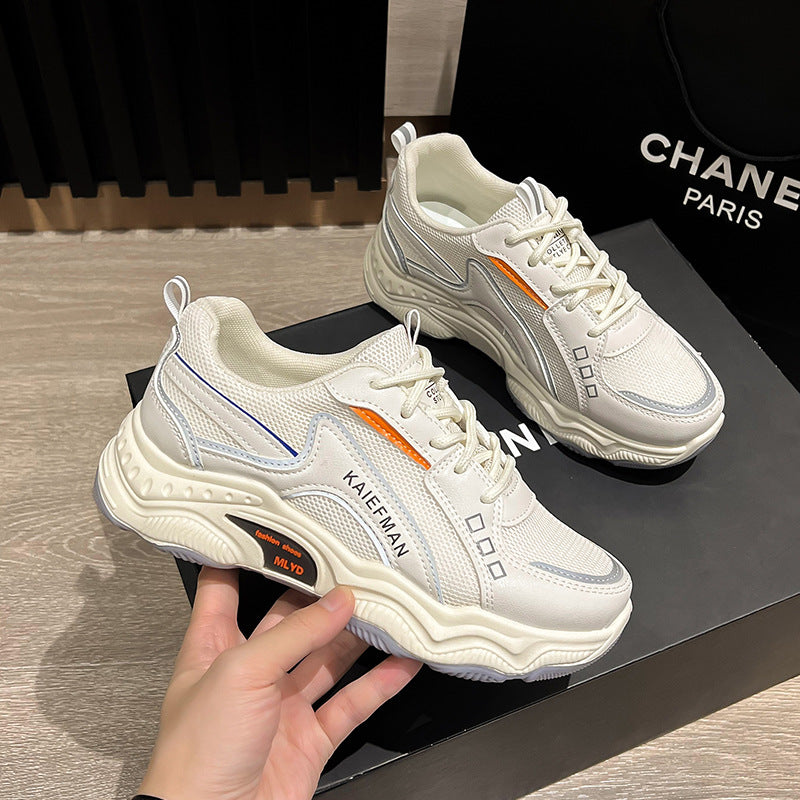 Damen Sportliche Sneaker mit stoßdämpfender Sohle und atmungsaktivem Obermaterial EB