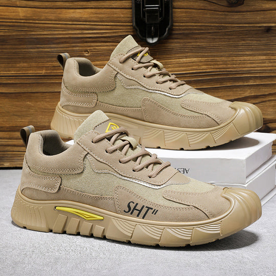 Herren sportliche Trekking-Sneaker mit rutschfester Sohle und atmungsaktivem Obermaterial EB