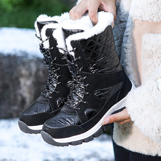 Damen Winterstiefel mit isolierender Fütterung und rutschfester Sohle EB 1759510592