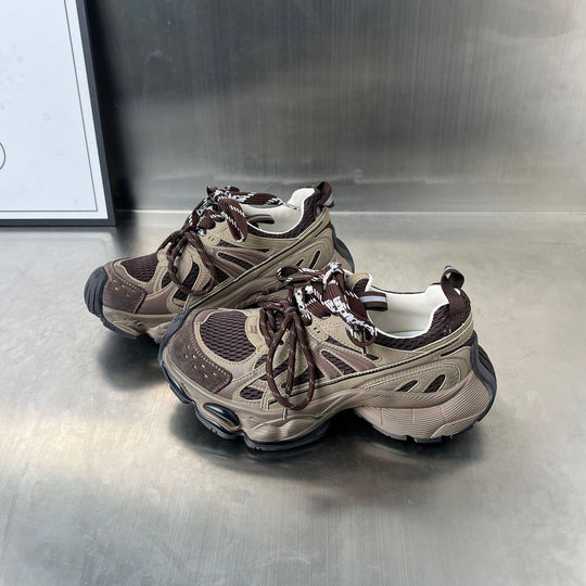 Damen Sportliche Laufschuhe mit atmungsaktiver Netzstruktur und stoßdämpfendem Fußbett EB