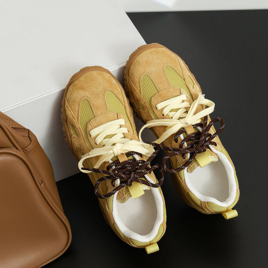 Damen Sportliche Sneaker mit atmungsaktivem Obermaterial und modischem Design EB