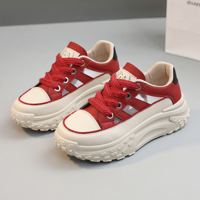 Damen Sneakers mit modernem Plateau-Design EB