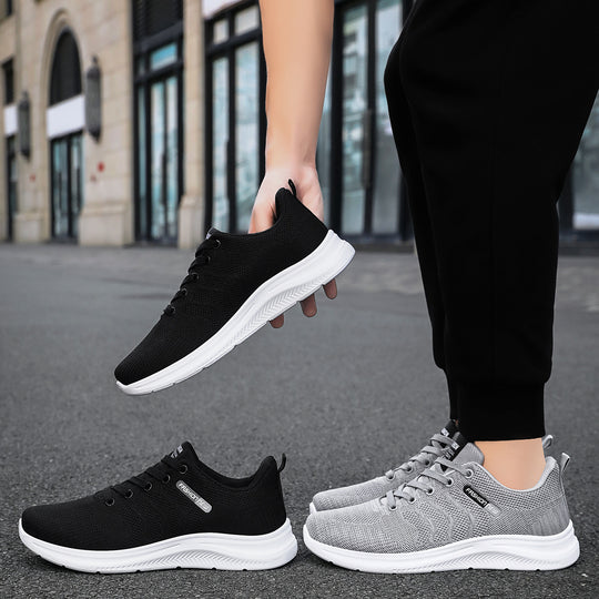 Damen Atmungsaktive Komfort Sneaker mit flexiblem Mesh-Obermaterial EB