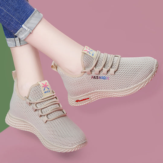 Damen Atmungsaktive Freizeitschuhe mit flexiblem Obermaterial und rutschfester Sohle EB