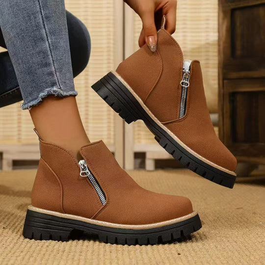 Damen Slip-On Boots mit robustem Profil und komfortabler Einlage EB