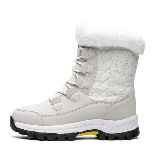 Damen Winterstiefel mit wärmendem Innenfutter und rutschfester Profilsohle EB
