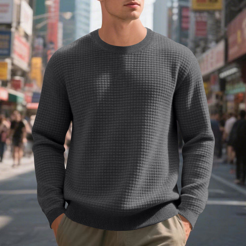 Herren strukturiertes Sweatshirt mit lässigem Schnitt und hohem Tragekomfort EB