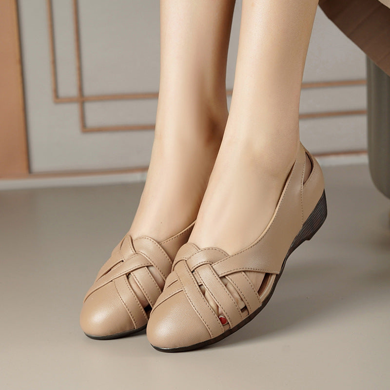 Damen Komfortable Ballerinas mit modischem Schnitt und ergonomischer Sohle EB