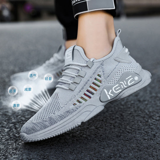 Damen Atmungsaktive Freizeit Sneakers mit elastischen Schnürsystem EB