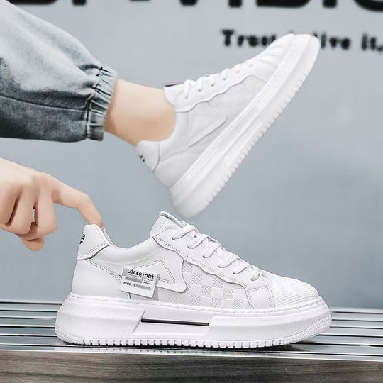 Damen modische Sneaker mit dickem Plateau und einzigartigem Design EB