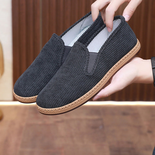 Damen Bequeme und weiche Slip-On Schuhe aus hochwertigem Material EB