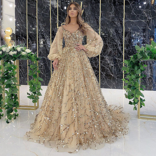 EB | Socialite Aura Königin Langes Kleid