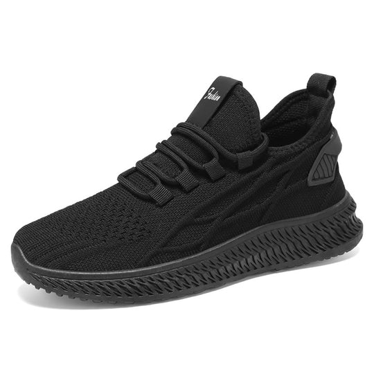Damen Atmungsaktive Lauf-Sneaker mit flexibler Sohle und Knit-Obermaterial EB