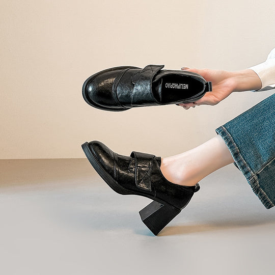 Damen elegante High-Heels mit breitem Komfortriemen EB