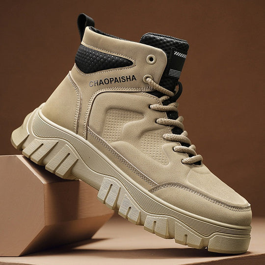 Damen Outdoor High-Top Sneakers mit rutschfester Sohle und atmungsaktivem Obermaterial EB