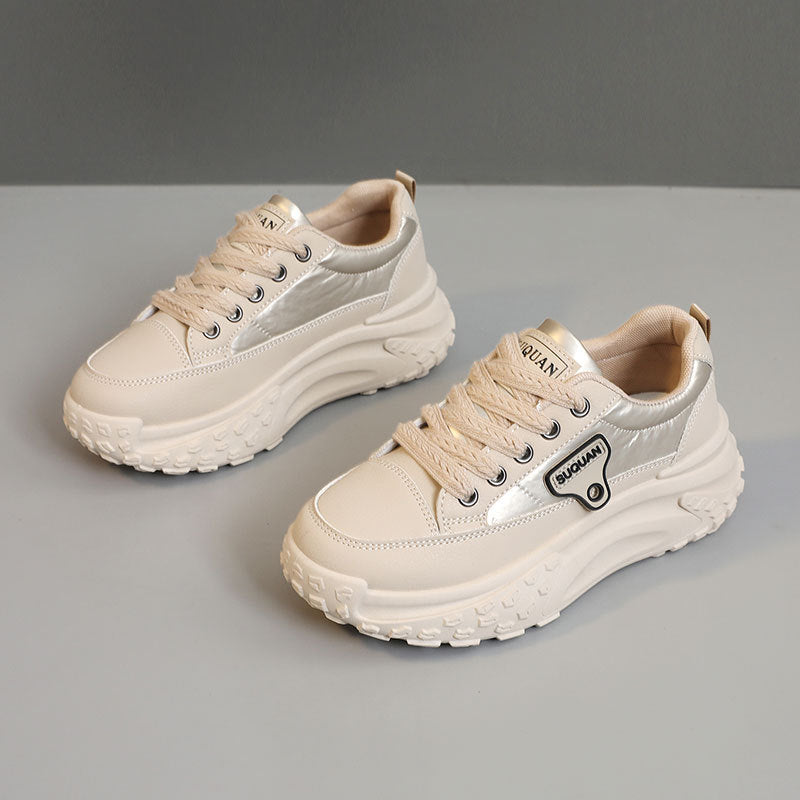 Damen modische Sneakers mit hohem Komfort und stoßdämpfendem Sohlenprofil EB