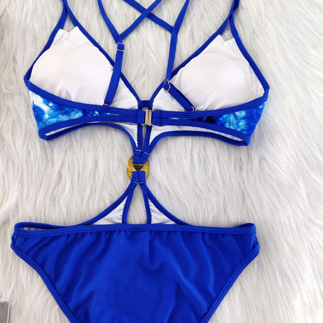 Damen Cut-Out Bikini-Set mit raffinierten Trägerdetails EB