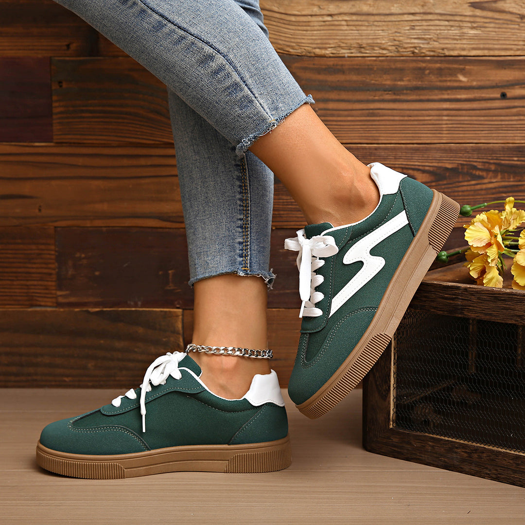 Damen Freizeitschuhe mit modischem Design und rutschfester Gummisohle EB