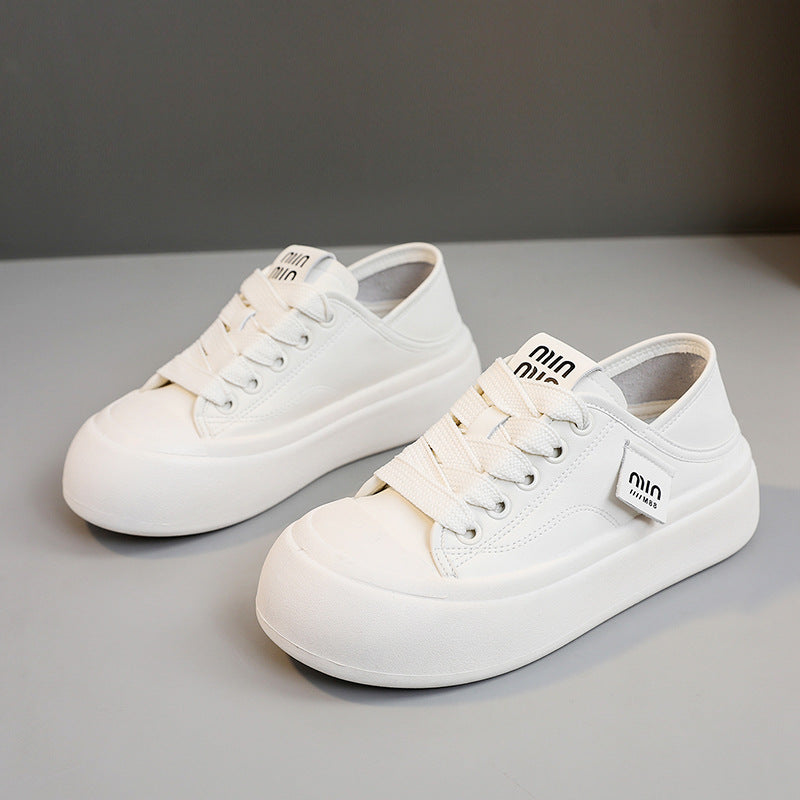 Damen sportliche Sneaker mit moderner Plateau-Sohle EB