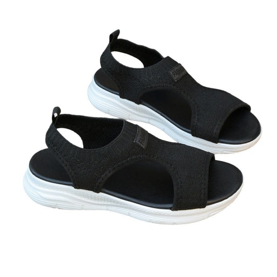 Damen Freizeitsandalen mit atmungsaktiven Riemen und rutschfester Sohle EB