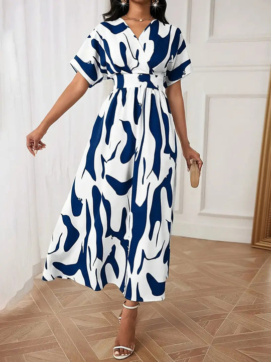 EB | Damenkleid mit bedruckter Taille