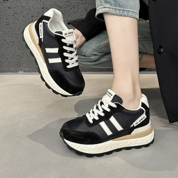 Damen Sportliche Sneakers mit verstärktem Dämpfungssystem und rutschfester Sohle EB