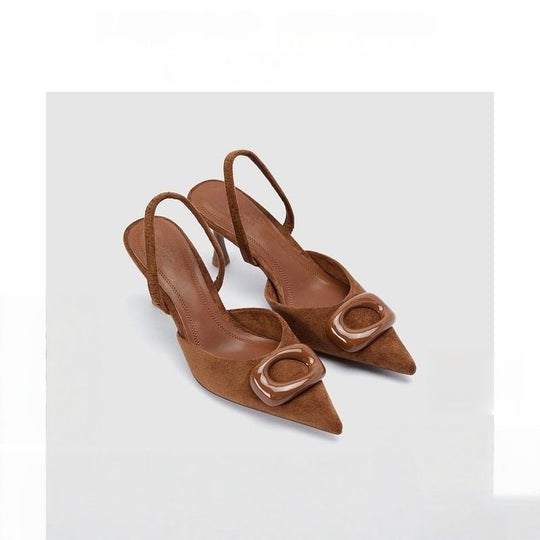 Damen Slingback Pumps mit elegantem Schleifendetail EB