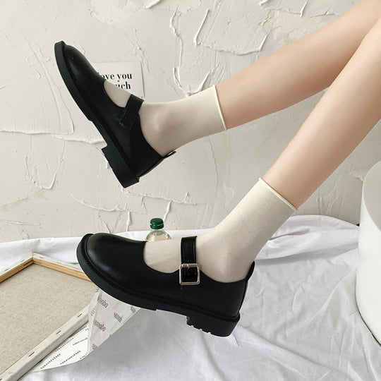 Damen elegante Mary Jane Schuhe mit verstellbarem Riemchen und weichem Innenfutter EB