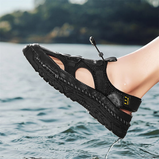 Herren Sportliche Freizeitsandalen mit verstellbarem Riemensystem EB