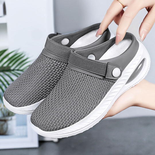 Damen Atmungsaktive Clogs mit elastischem Riemen EB