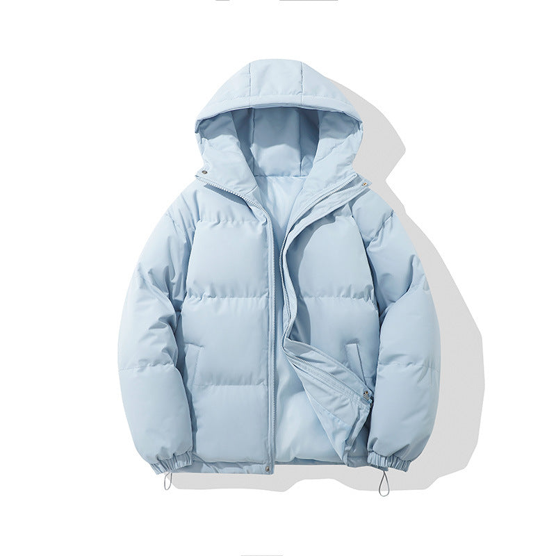 Herren hochisolierte Stepp-Kapuzenjacke mit synthetischer Thermofüllung, winddichter Außenhülle und verstellbarem Kordelzugsaum EB