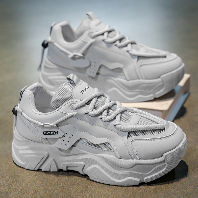 Damen Modische Chunky Sneakers mit atmungsaktiver Mesh-Oberfläche und dämpfendem Sohlenprofil EB